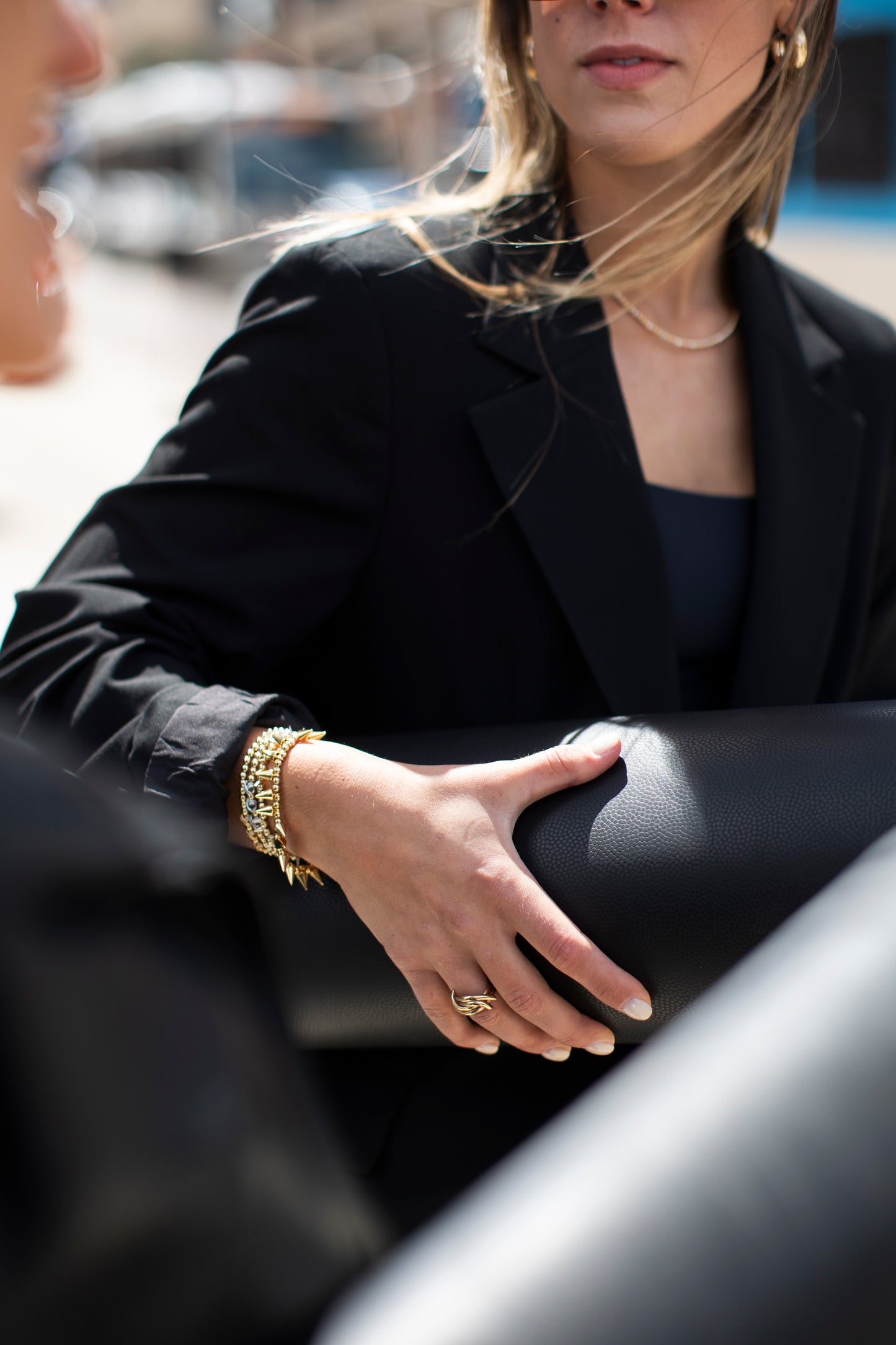 Signature Gold Spike Bracelet