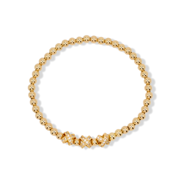 Gold XXX bracelet