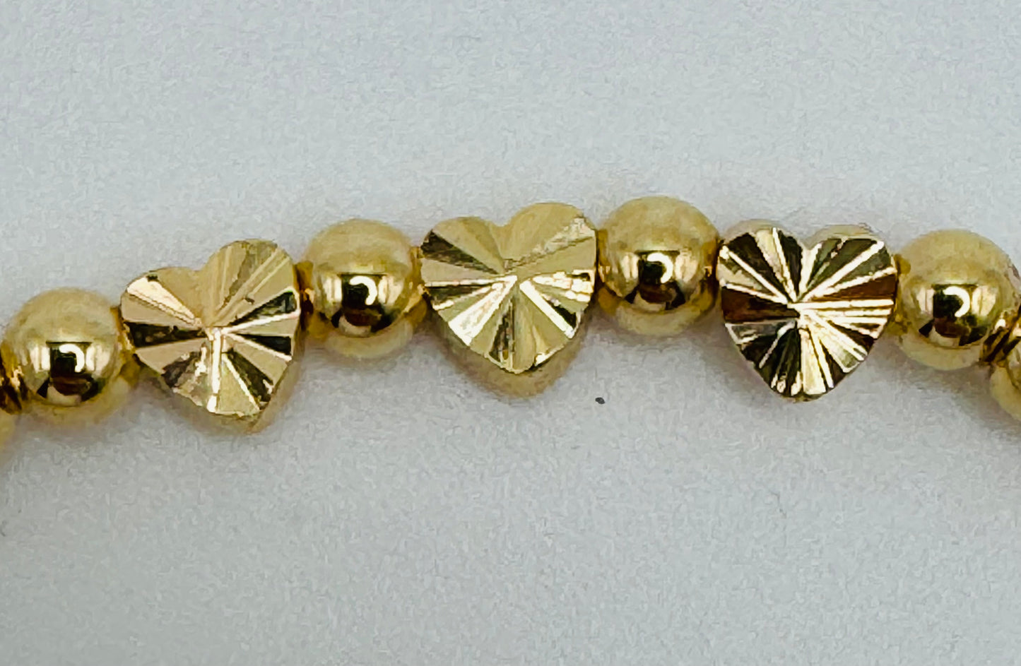 Faceted Heart Bracelet