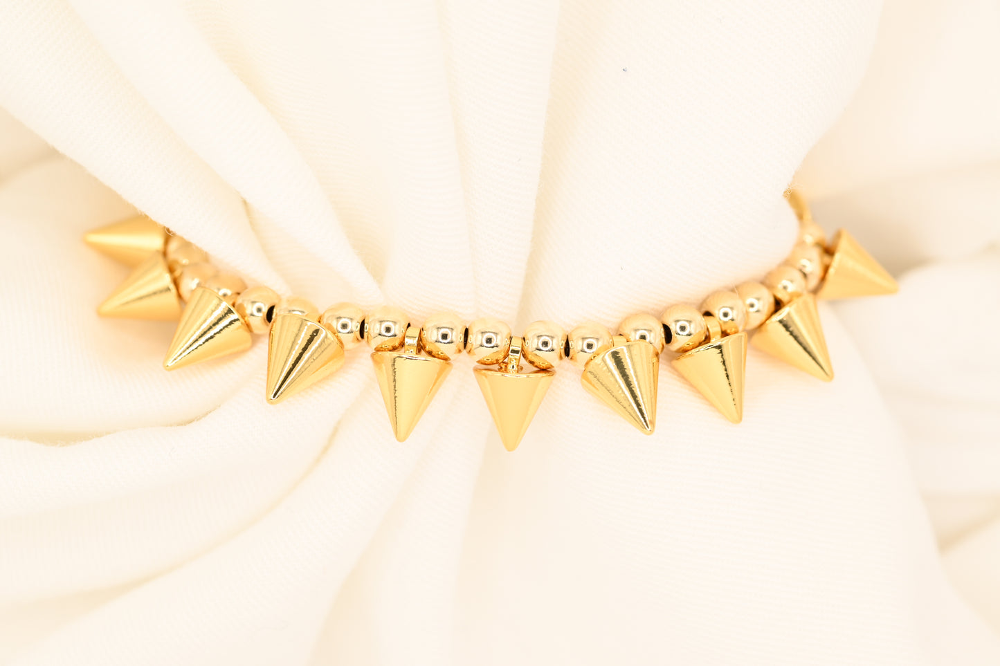 Signature Gold Spike Bracelet