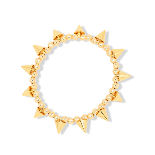 Signature Gold Spike Bracelet