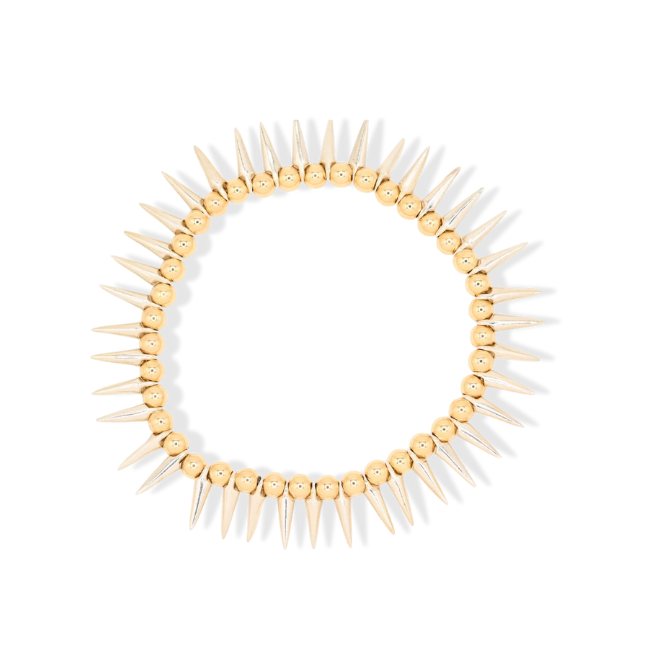 Petite Silver Spike Bracelet
