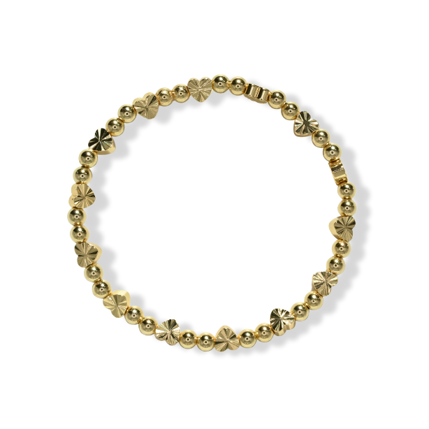 Faceted Heart Bracelet