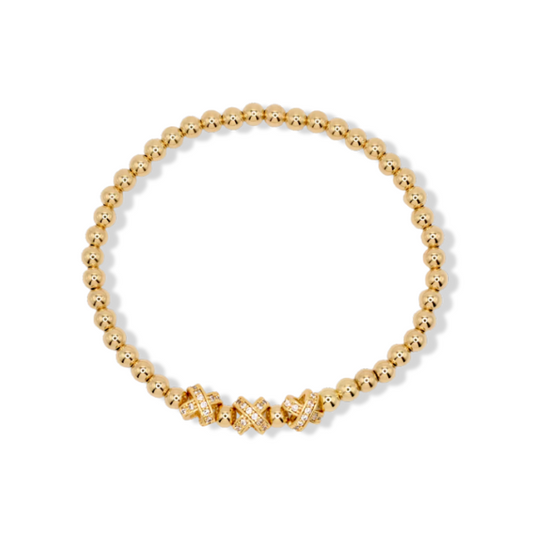 Gold XXX bracelet
