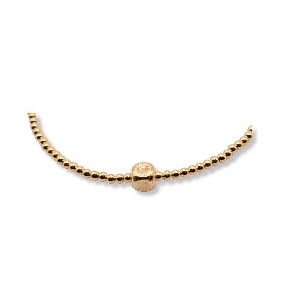 Textured Cube Necklace