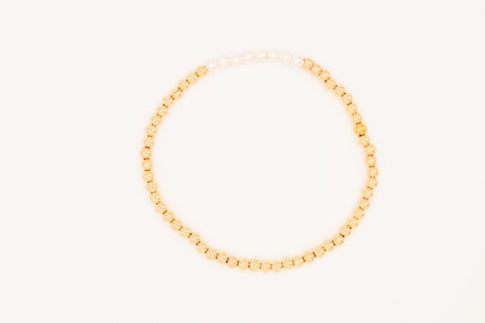 Gold Pearl Bracelet