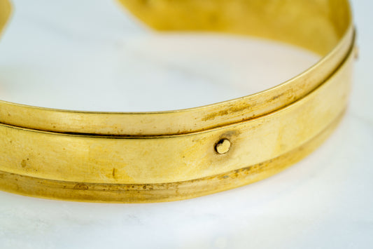 Handcrafted Brass Cuff