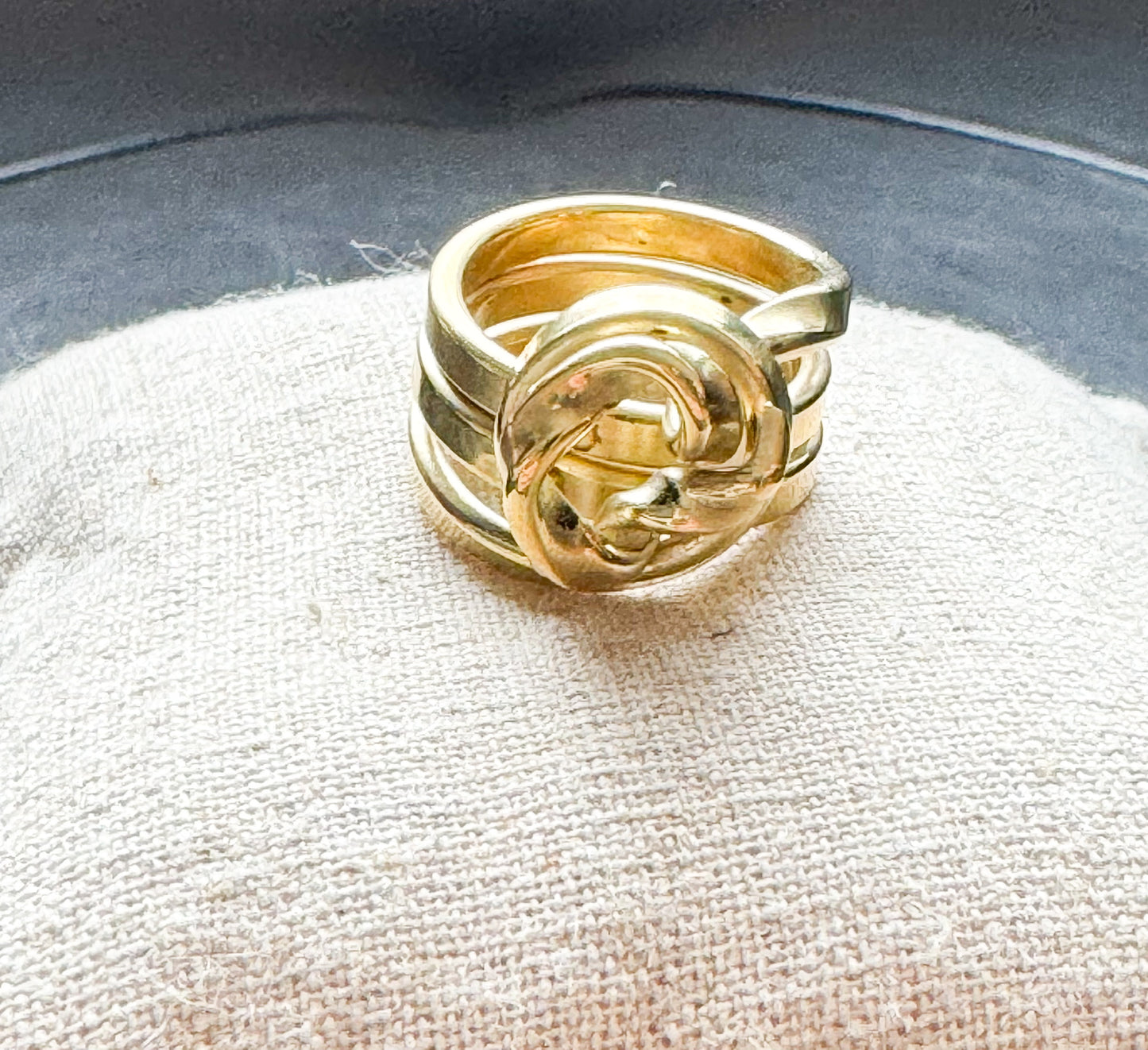 Gilded Swirls Ring