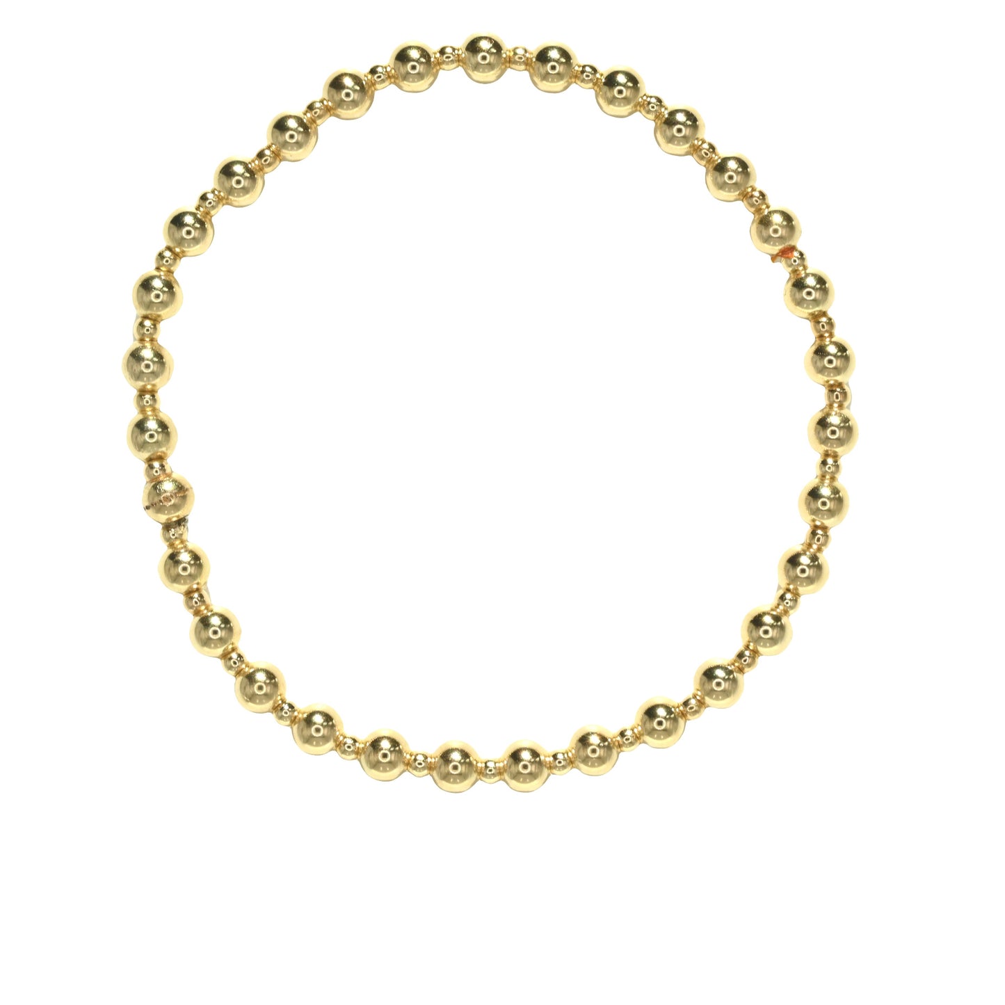 Gold Mixed Bead Bracelet