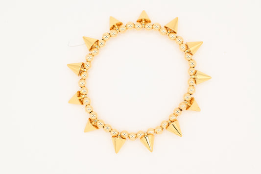 Signature Gold Spike Bracelet