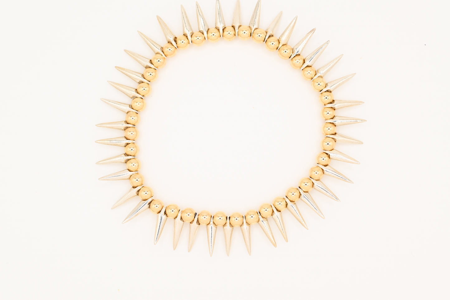 Petite Silver Spike Bracelet