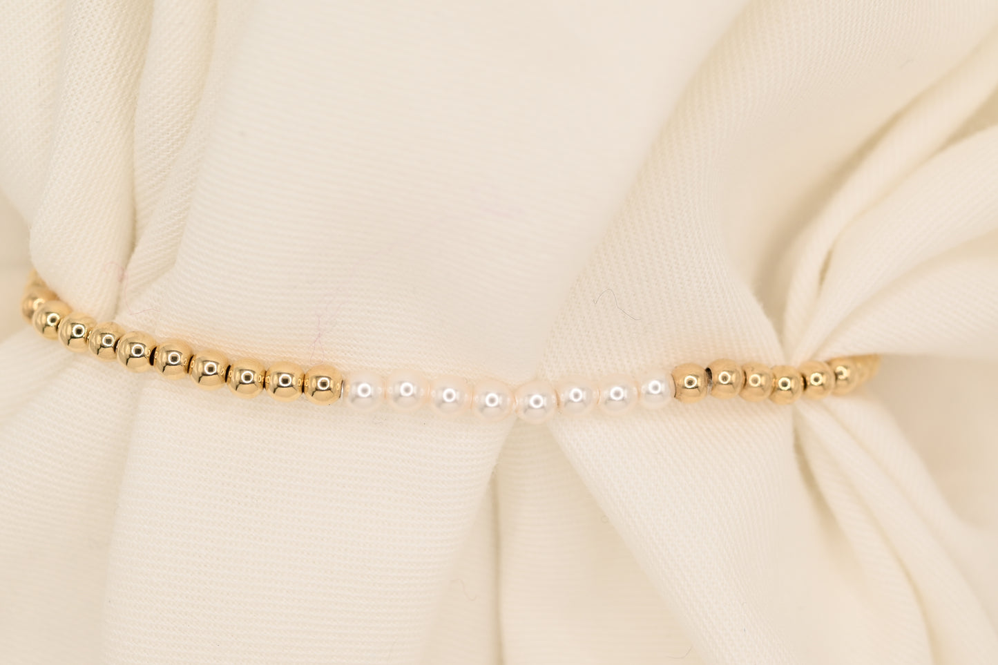 Gold Pearl Bracelet