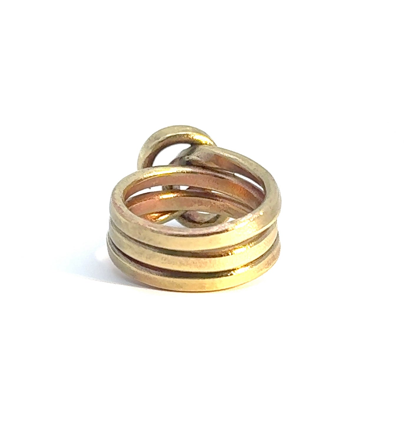 Golden Swirl Ring