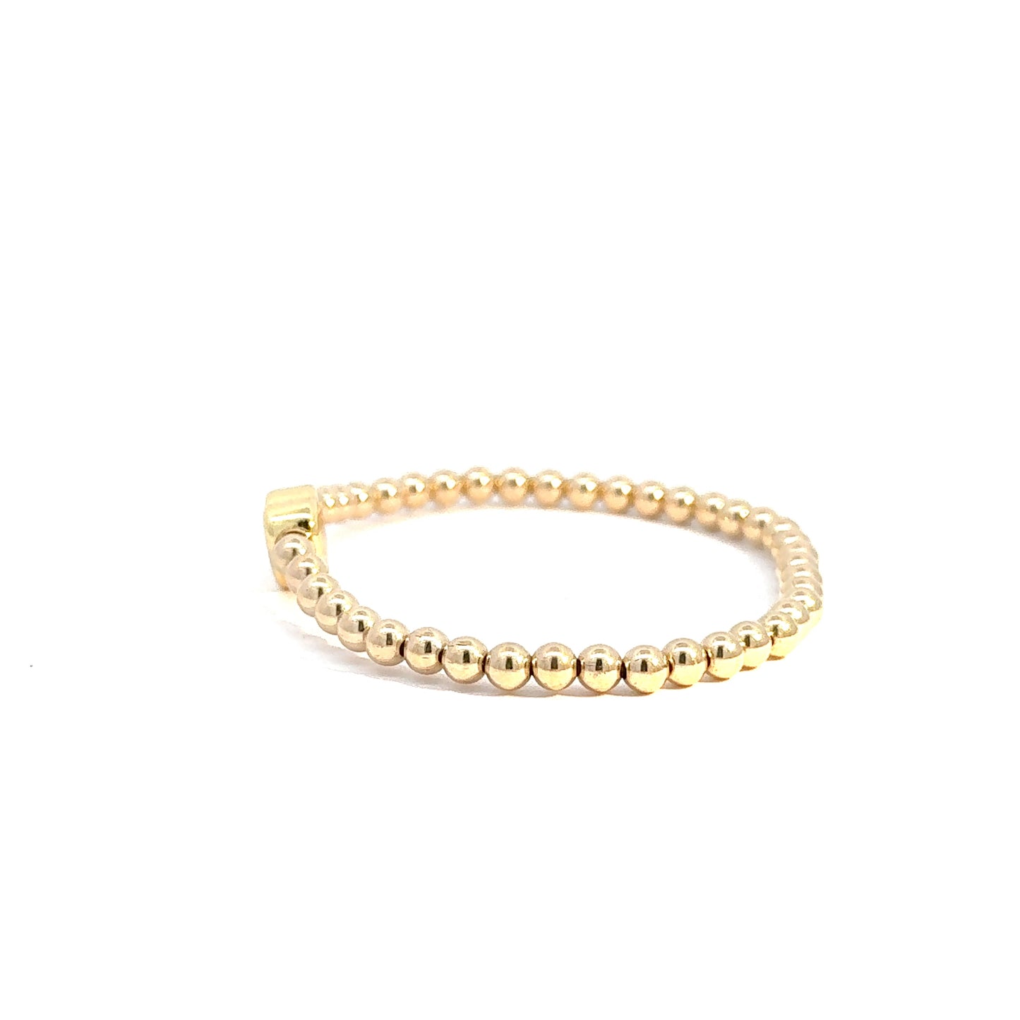 Large Gold Heart Bracelet