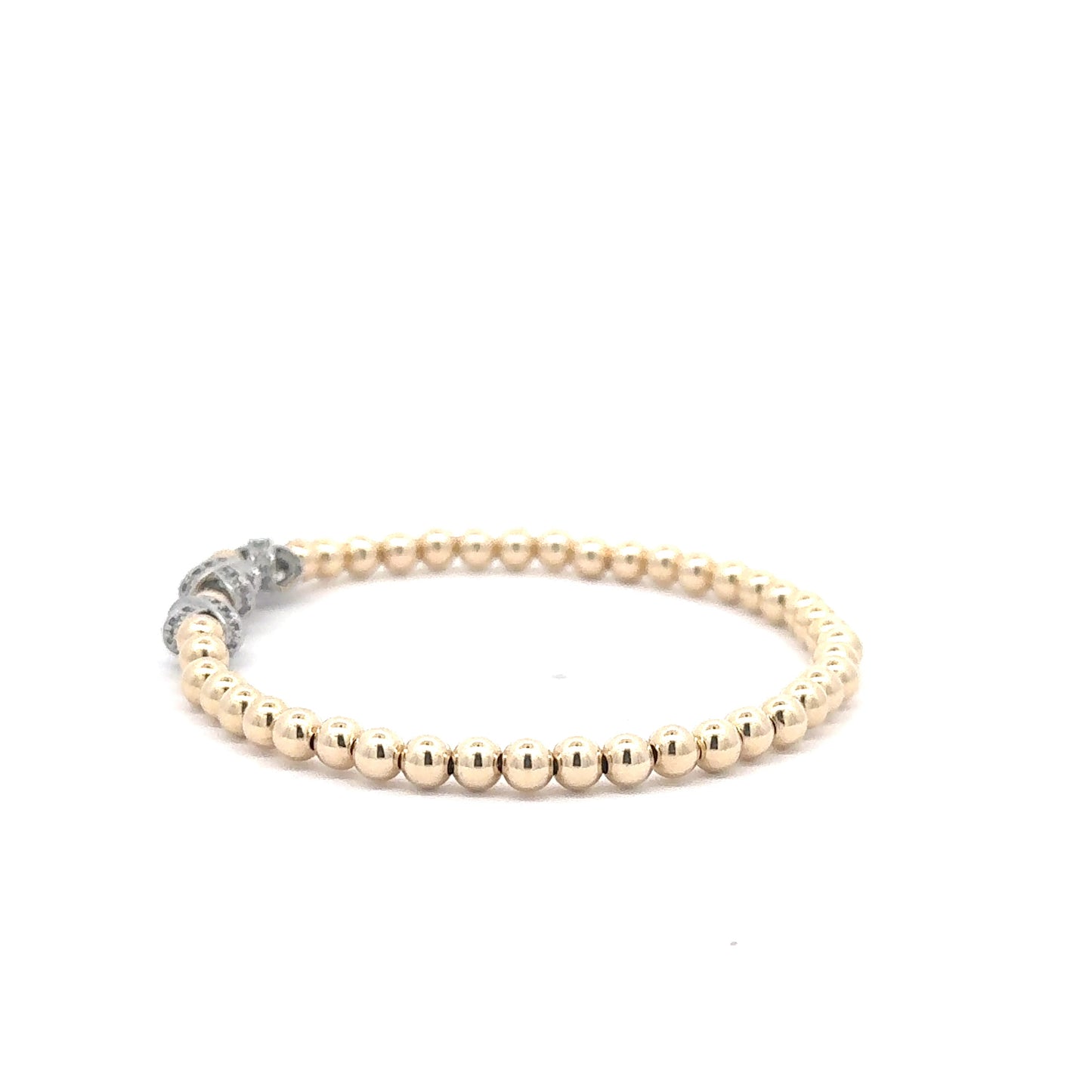Gold with Silver XXX Bracelet